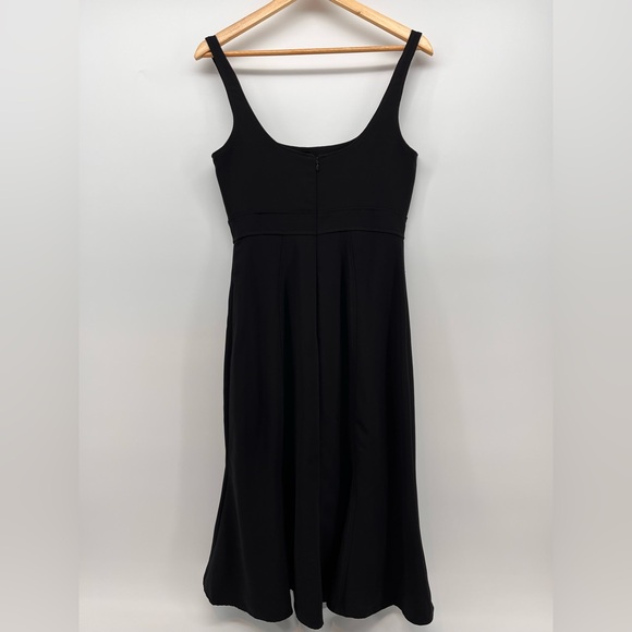 NEW AMANDA UPRICHARD Campania Fit and Flare‎ Midi Dress in Black Size Small - Picture 6 of 15
